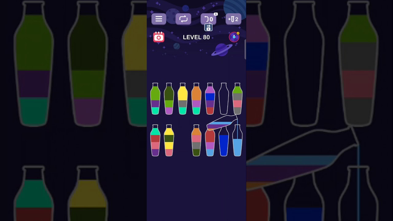 water sort puzzle level 80 