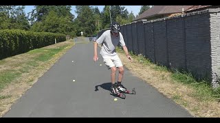 Off season cross country ski drills to improve your balance and reaction time