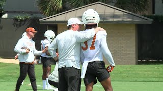 Information Steve Sarkisian on Texas football's first scrimmage of fall practice Update
