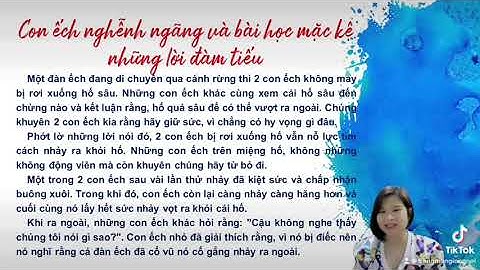 Con ếch nghễnh ngãng | Bài học cuộc sống| Hạt giống tâm hồn |Trang Mon
