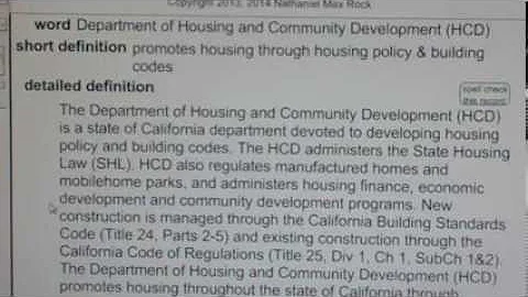 Department of Housing and Community Development (HCD) GCE42.com General Contractors Exam Top Words - DayDayNews