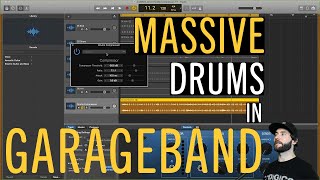 Massive Drums in GarageBand - CellarDoorSound.co