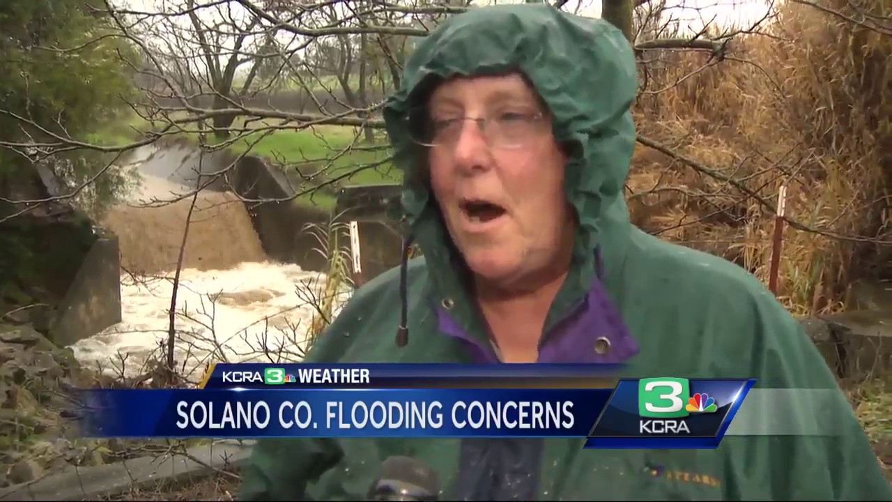 Park benches, BBQs underwater after Arcade Creek flooding - YouTube
