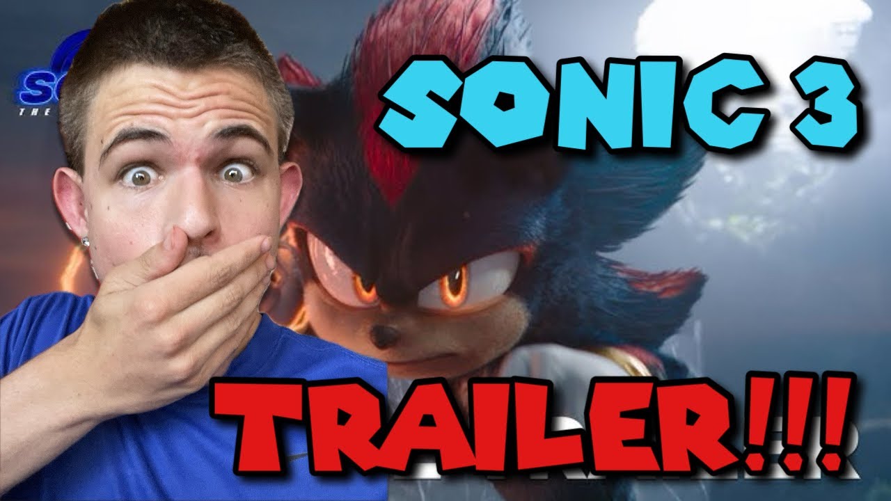 Sonic The Hedgehog 3 Movie Trailer REACTION!!! - YouTube