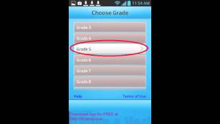 Educational Apps QVprep Lite Grade 5 Math English grade five 5th fifth app video part 1 screenshot 5