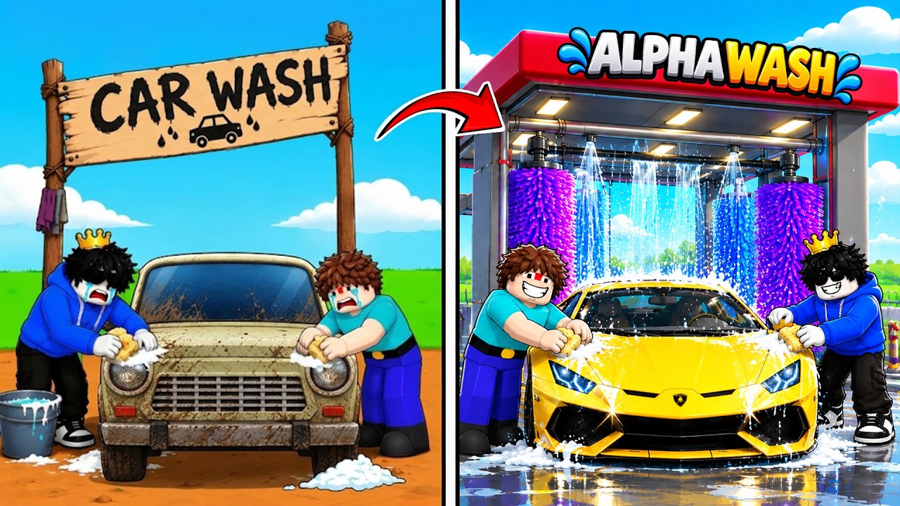 I Opened The World Famous Washing Centre In Roblox!