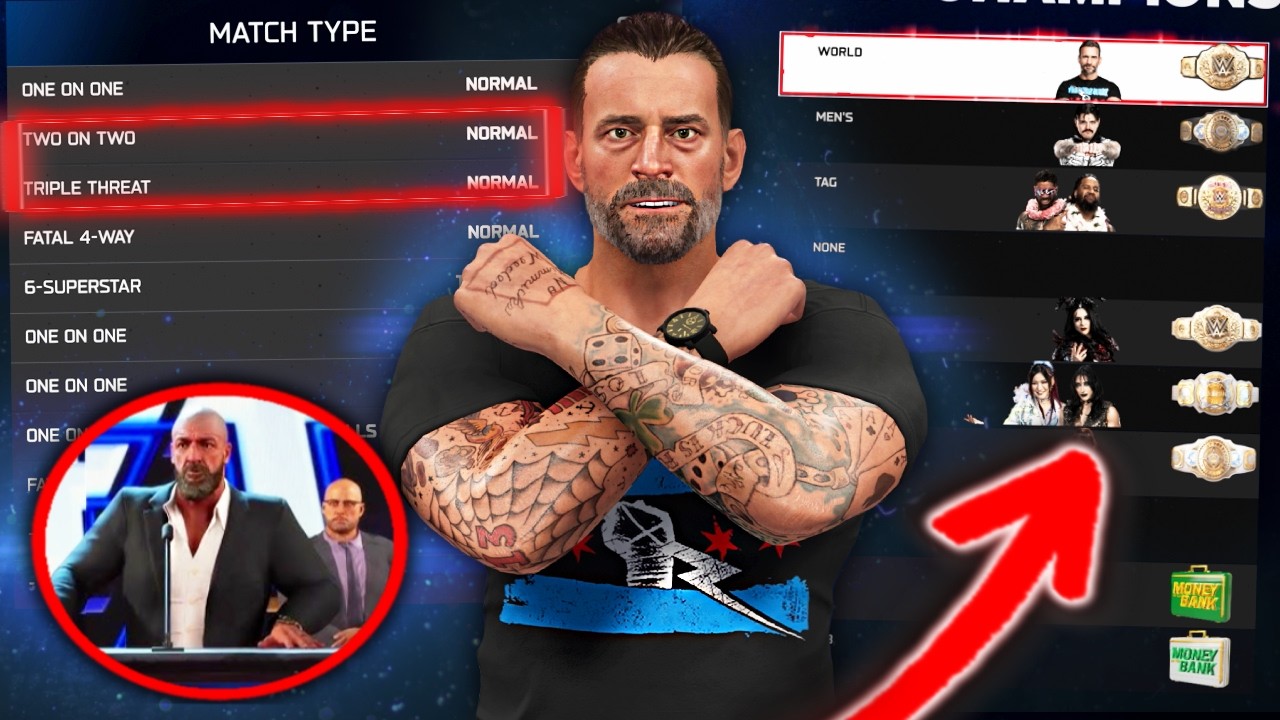 The Best WWE 2K26 Universe Mode Set Up Guide