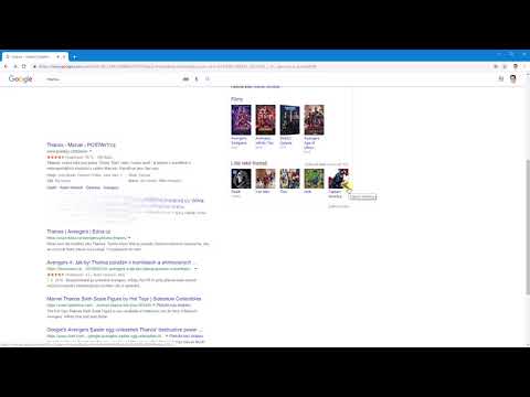 Thanos Google Easter Egg The Infinity Gauntlet