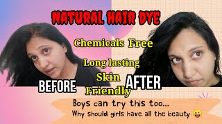 Indigo 2 step process || White hair to black hair ( naturally) || my genuine review with live result