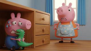 George Hides Under the Table! Mommy Pig Is Furious! | Funny Peppa Pig cartoon |Peppa Pig