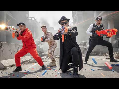 LTT NERF WAR : SEAL X Winter Warrior Nerf Guns Fight Phantom Syndicate Tactical Mission