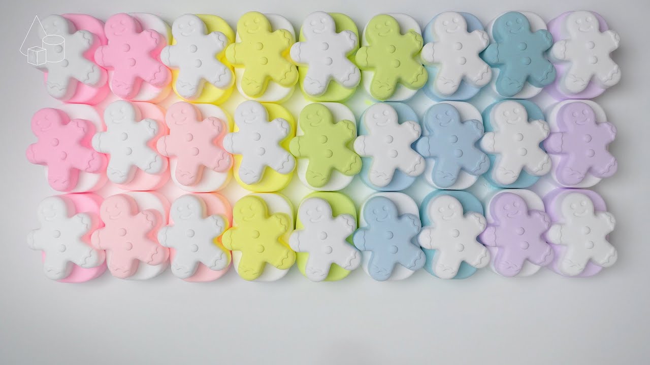 ASMR | Baking Soda Crushes - Rainbow Cookie 🌈 Satisfying Sounds