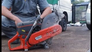 エンジンカッター(ハスクバーナ)を元消防士が買ってみた！Husqvarna.K760