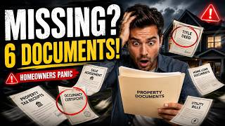 Most Homeowners Miss These 6 Documents… Big Mistake
