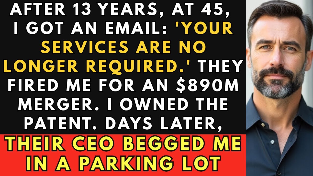 Спустя 13 лет они уволили меня по электронной почте в 45 лет; я разрушил их слияние стоимостью 89...