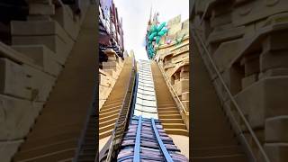 The Most Immersive Roller Coaster Experience You’ve Ever Seen! 🌴🔥 #rollercoaster