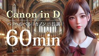 パッヘルベルのカノン【PachelbelCanon in D】作業用・勉強用60分癒し・リラックスBGMrelaxation music