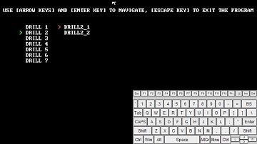SAMPLE MENU [ASSEMBLY 8086] PART 2