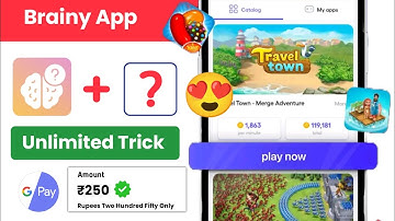 Brainy app unlimited coin 😍 | Brainy app new trick | Brainy app coins increase
