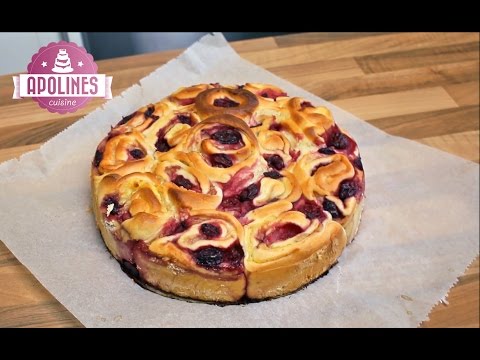 Rose Cake - ნამცხვარი ფუნთუშა პუდინგის და ალუბლების გულსართით