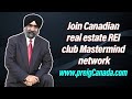 Aug 13th, 2024 Networking for Canadian real estate investors meeting LIVE online