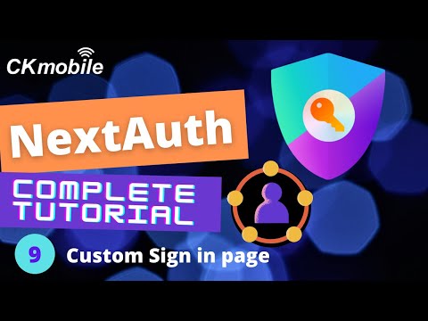 Nextauth Complete Tutorial #9 Custom Sign in page