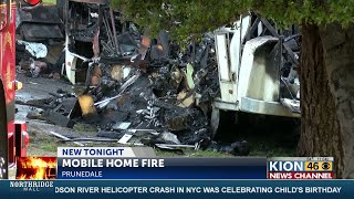 Fire Destroys Prunedale Mobile Home