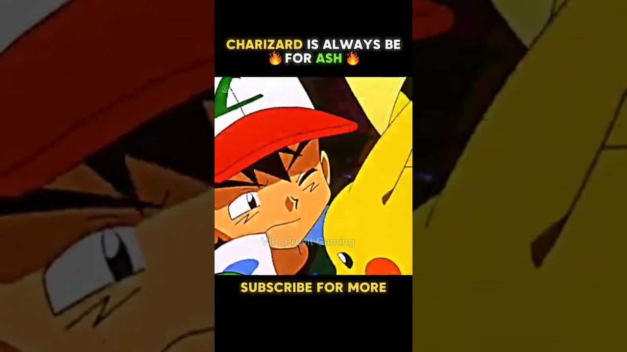 Charizard saved Ash....😈🔥 