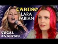Vocal coach analysis of caruso lara fabian first time reaction
