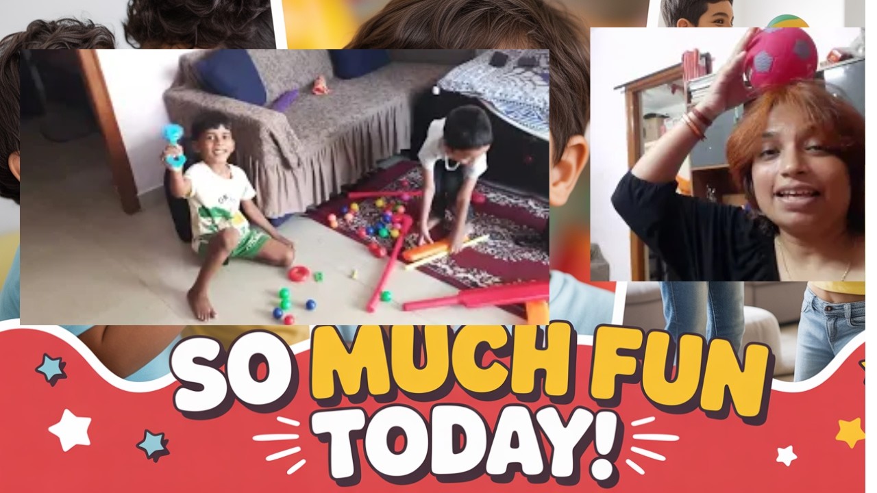 Aj Bahaut Din Ke Bad Playing with Friend or  Ball Game with Mom// Vlog