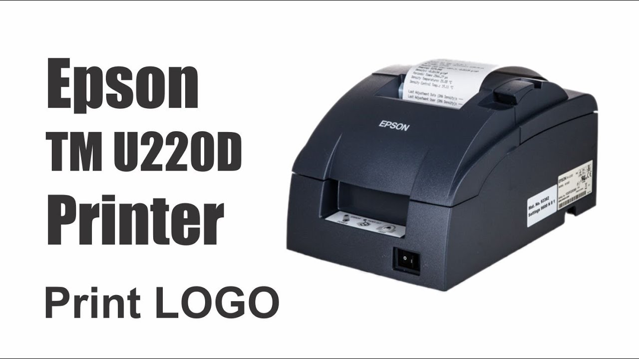 Epson TM U220D Printer How to print Logo in Epson Printer Bitmap
