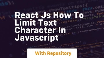 react js how to limit text character in javascript