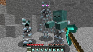 Minecraft, but all mobs of diamond ore