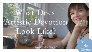 What Does Artistic Devotion Look Like? Behind the Scenes (BTS) at Jamie Ridler Studios