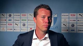 Daniel Andersson efter 2-0 mot BK Häcken