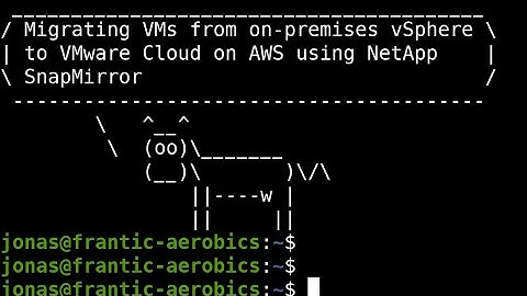 Migrating VMs from on-premises vSphere to VMware Cloud on AWS using NetApp SnapMirror