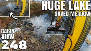 Releasing A Huge Lake Above The Bridge Saving The Flooded Meadow Cabin View No.248