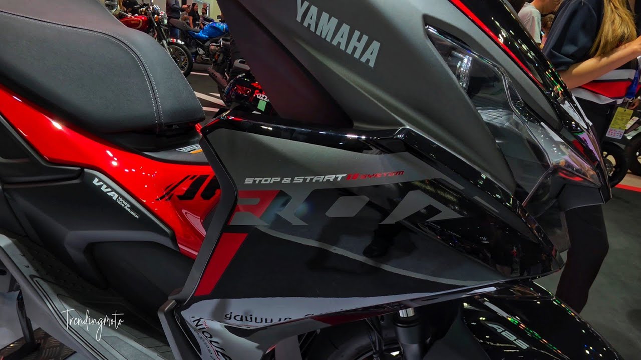 New Yamaha Sport Scooter — INSANE 2025/2026 Color! 🔥AEROX 2025 (Black-Gray Vivid Black)