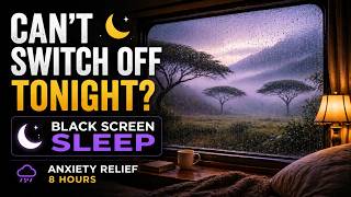 Can’t Switch Off Tonight? 🌙 Black Screen Sleep • Anxiety Relief (8 Hours)
