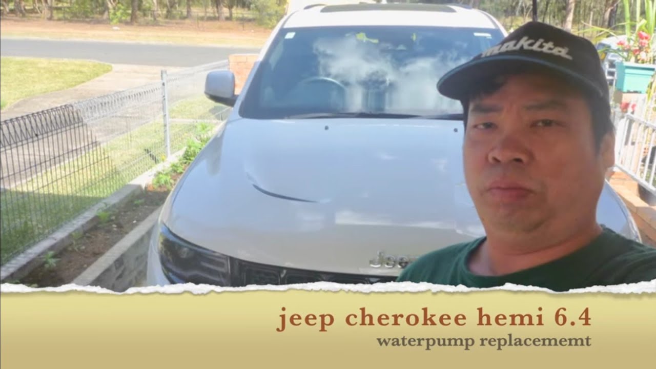 замена водяного насоса jeep grand cherokee hemi 6 4
