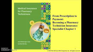 Insurance for Pharmacy Technicians - Week One Presentation