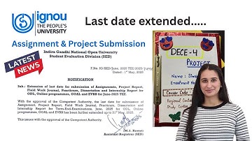 IGNOU Last date extended 2025 Simran Gumber Level Up Learning