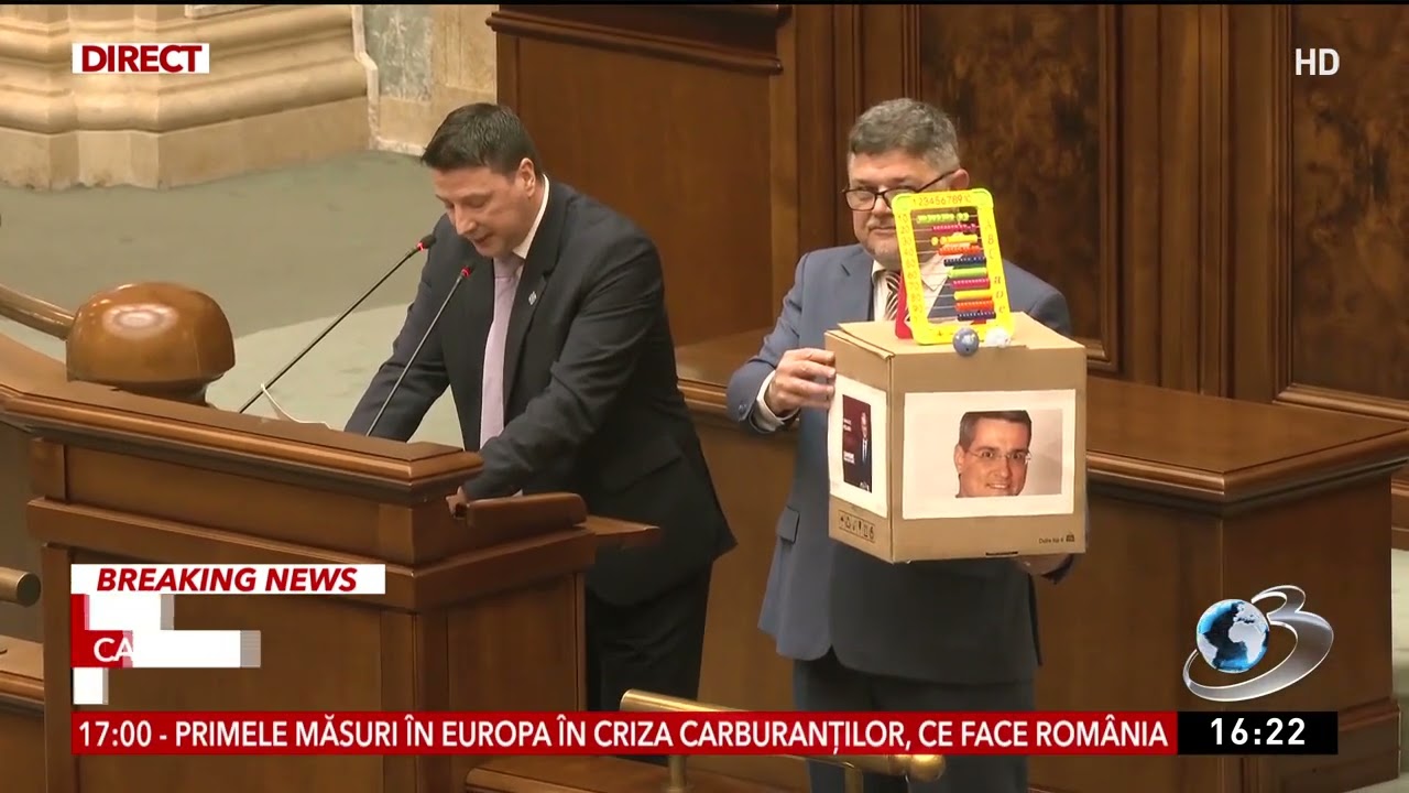 Este dezbătută moțiunea simplă care îl vizează pe Dragoș Pîslaru