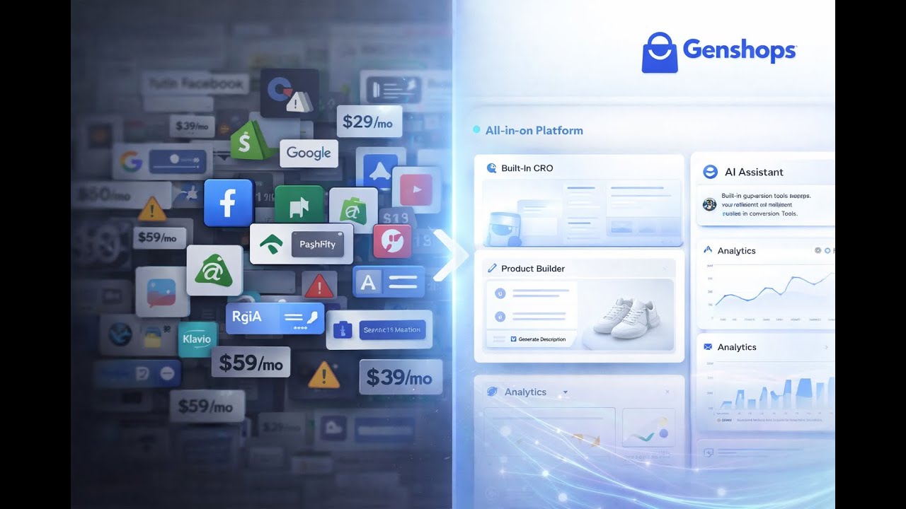 All-in-One AI Ecommerce Platform — No Apps Required 