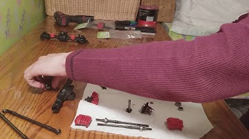 Scx10  2 ALUMINUM AXLES install