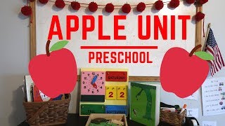 Apple Preschool Unit Study