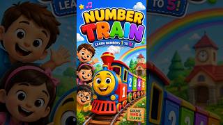 🚂 Number Train Song | Learn Numbers 1 to 5 🔢 | Hindi Nursery Rhymes for Kids