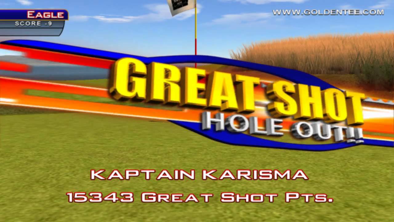 Golden Tee Great Shot on Bonnie Moor!