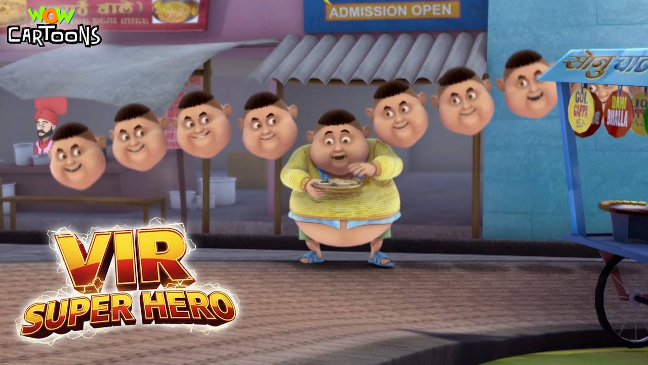 Vir The Robot Boy : Gintu Ka 10 Avtar Ki Shaktiya | Vir Super Hero Compilation 3D Animated Cartoon