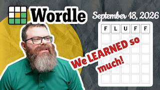 Amazing info! | Wordle #1917 (September 18, 2026)